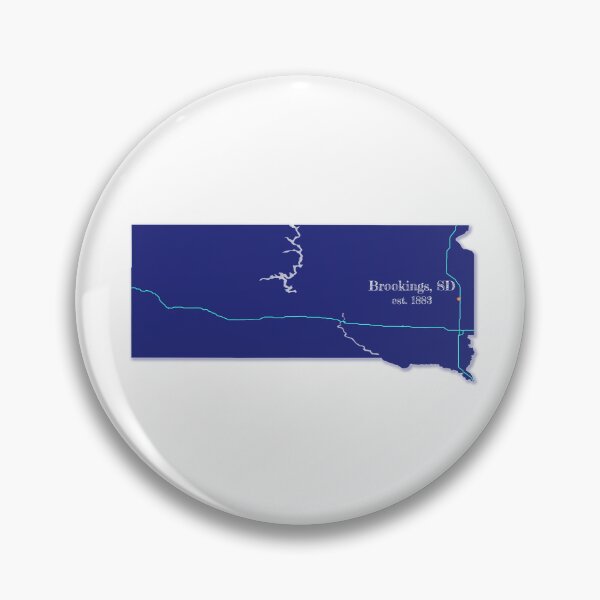 Item preview, Brookings, SD [Blue] designed and sold by PhilbonianDezin.