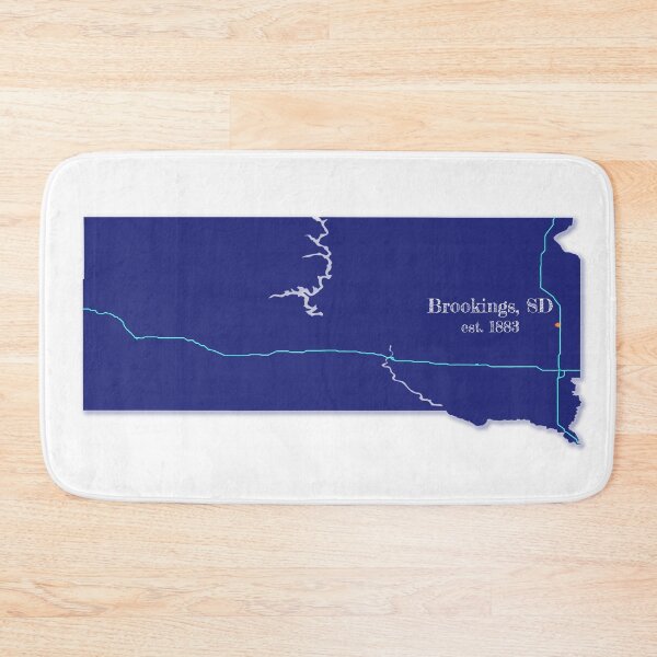 Item preview, Brookings, SD [Blue] designed and sold by PhilbonianDezin.