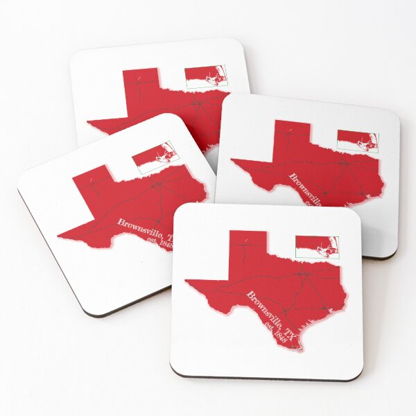 Item preview, Brownsville, TX [Red] designed and sold by PhilbonianDezin.