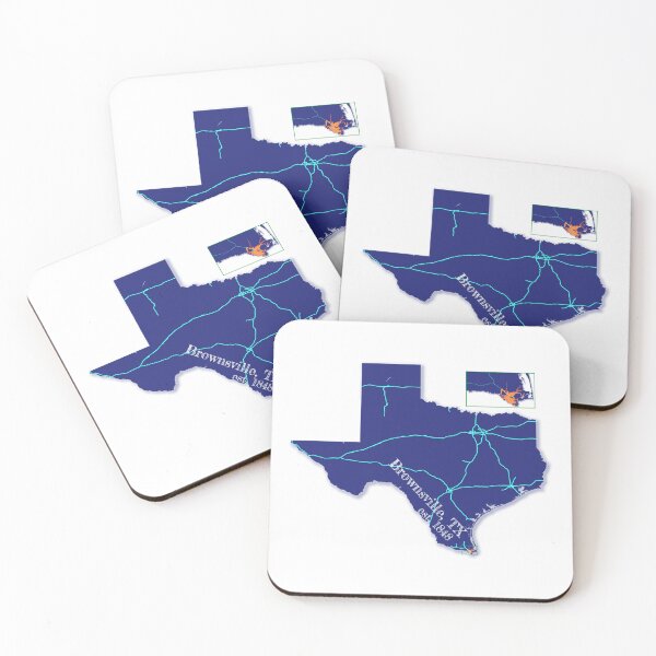Item preview, Brownsville, TX [Blue] designed and sold by PhilbonianDezin.