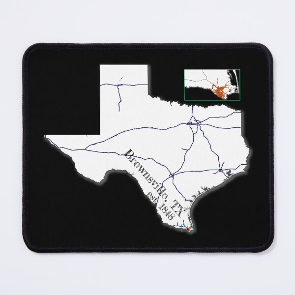 Item preview, Brownsville, TX [White] designed and sold by PhilbonianDezin.