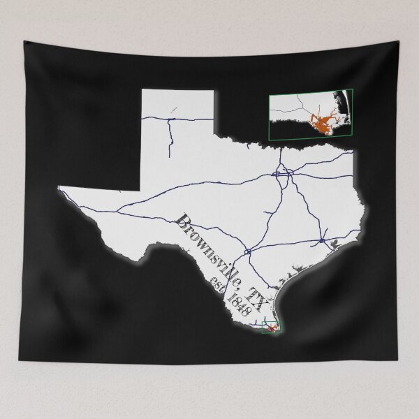 Item preview, Brownsville, TX [White] designed and sold by PhilbonianDezin.