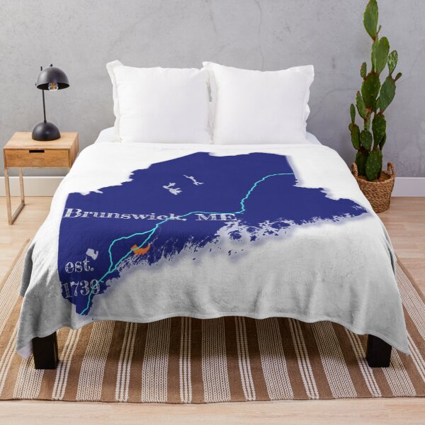 Item preview, Brunswick, ME [Blue] designed and sold by PhilbonianDezin.