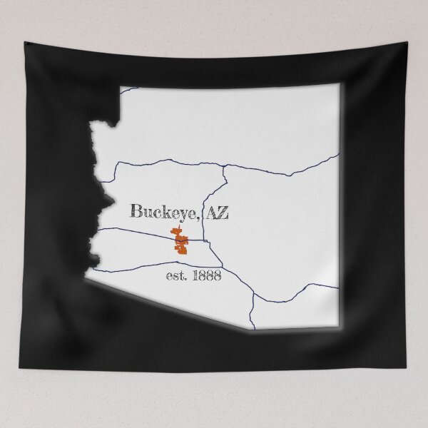 Aperçu de l'œuvre Buckeye, AZ [Blanc] créée et vendue par PhilbonianDezin.