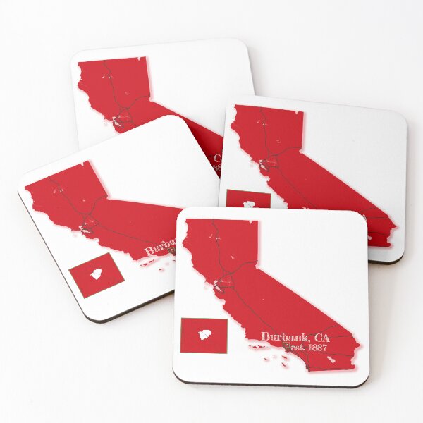 Item preview, Burbank, CA [Red] designed and sold by PhilbonianDezin.