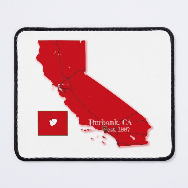 Item preview, Burbank, CA [Red] designed and sold by PhilbonianDezin.