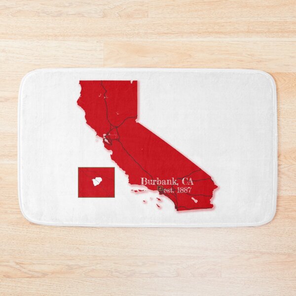 Item preview, Burbank, CA [Red] designed and sold by PhilbonianDezin.
