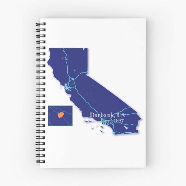 Item preview, Burbank, CA [Blue] designed and sold by PhilbonianDezin.