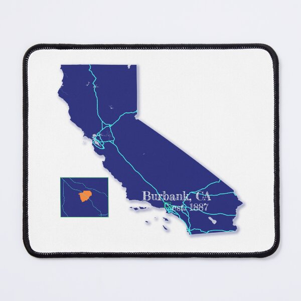 Item preview, Burbank, CA [Blue] designed and sold by PhilbonianDezin.