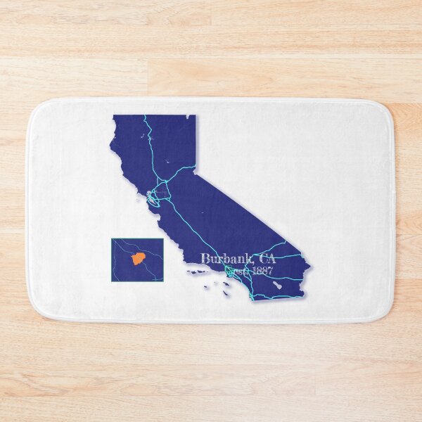 Item preview, Burbank, CA [Blue] designed and sold by PhilbonianDezin.