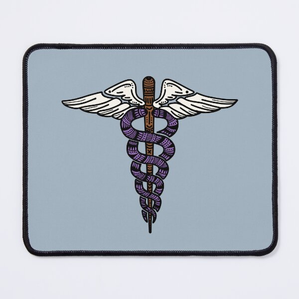 Item preview, Purple - Staff of Caduceus designed and sold by Mostly Medical.