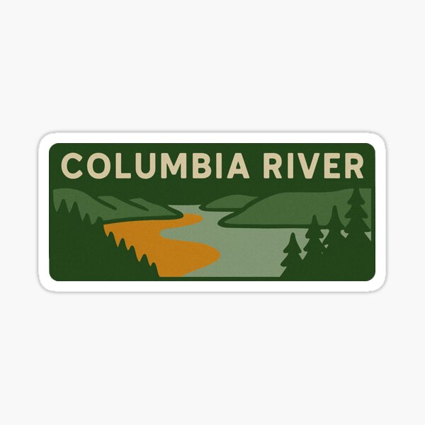 Item preview, Columbia River — PNW Gorge Scenic Adventure Sticker designed and sold by Camphost Confessions.