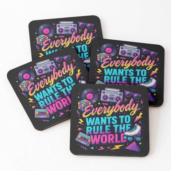 Item preview, Everybody wants to rule Real Genius 80s New Wave Pop Synth Music Tribute designed and sold by 90snerd.