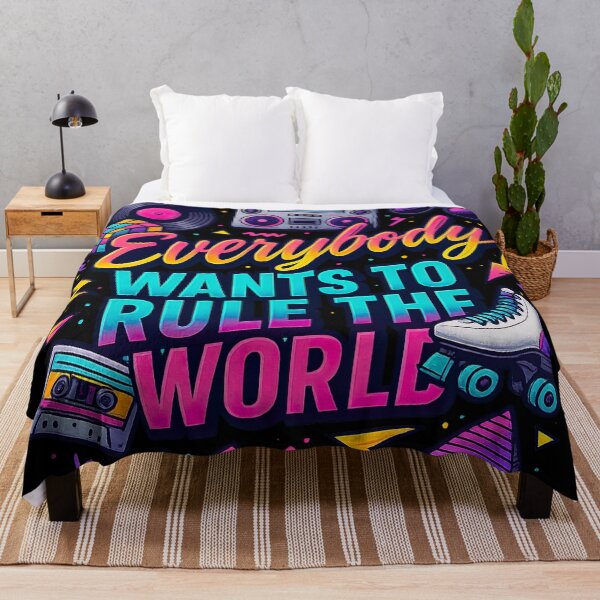 Item preview, Everybody wants to rule Real Genius 80s New Wave Pop Synth Music Tribute designed and sold by 90snerd.