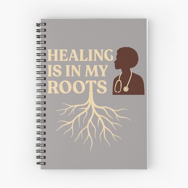 Item preview, Healing Is In My Roots – Afro-Minimalist Nurse/Healer Art designed and sold by The Melanic.