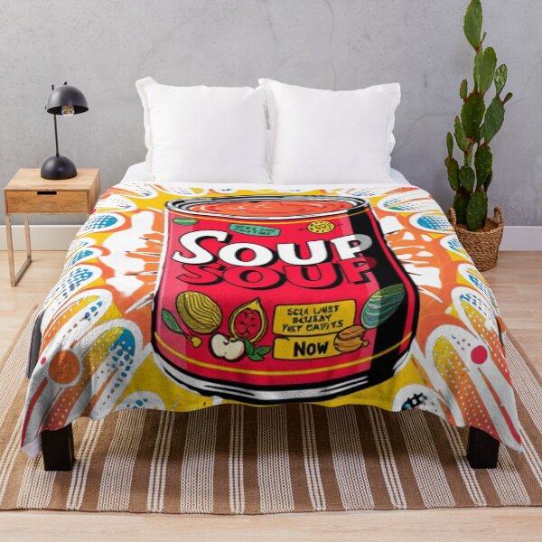 Item preview, Retro Pop Art Style Soup Can With Colorful Comic Book Effects designed and sold by Rue Market.