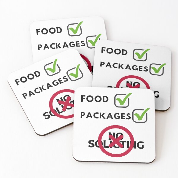 Item preview, Unless You Have Food or Packages Go Away No Soliciting Graphic Design designed and sold by SasscDesigns.