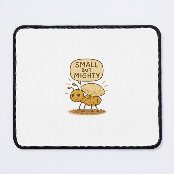 Item preview, Small but Mighty Ant – Hand-Drawn Cartoon Illustration designed and sold by LevelUpLab.