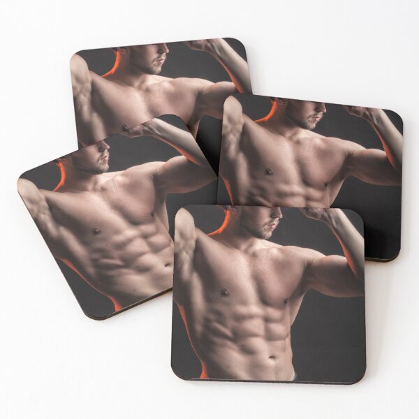 Item preview, Shirtless Sexy Man Wearing Jeans and USA Hat designed and sold by Atlas Kai.