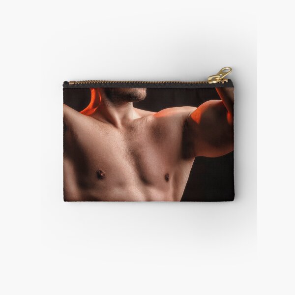 Item preview, Shirtless Sexy Man Wearing Jeans and USA Hat designed and sold by Atlas Kai.