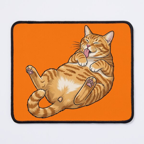 Item preview, Orange Tabby Cat – Belly Licking designed and sold by catastrocat.