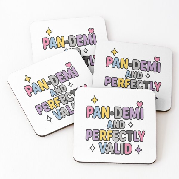 Item preview, Pan-Demi and Perfectly Valid – Pansexual & Demisexual Pride Design for Pride Month & Beyond designed and sold by Rajasekar.