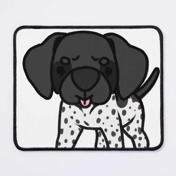 Item preview, Black Patched and Ticked German Shorthaired Pointer Blep designed and sold by eto's art.