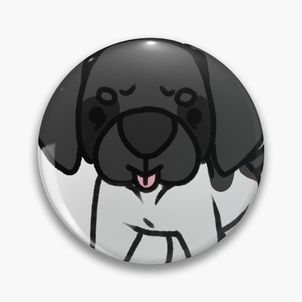 Item preview, Black Patched German Shorthaired Pointer Blep designed and sold by eto's art.