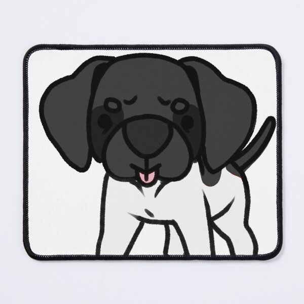 Item preview, Black Patched German Shorthaired Pointer Blep designed and sold by eto's art.