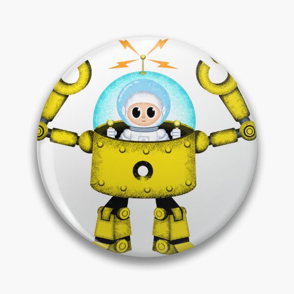 Aperçu de l'œuvre Petit astronaute, robot géant - Galactastic™ créée et vendue par Galactastic.