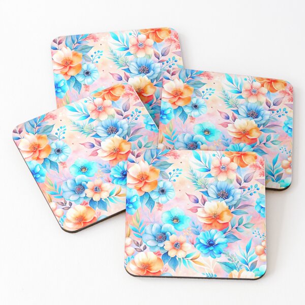 Item preview, Watercolor Floral Pattern Leggings,Elegant Floral,Leggings Pattern Flowers, designed and sold by seritik.