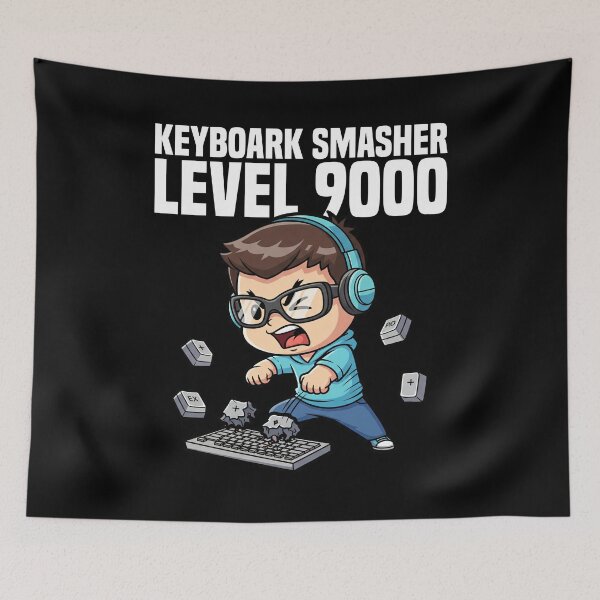 Item preview, KEYBOARD SMASHER - PROGRAMMER GIFT designed and sold by KEF Custom.