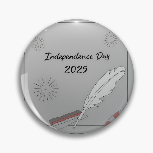 Item preview, Commemorating Independence Day 2025: Quill and Stripes designed and sold by ART ATTACK ZONE.