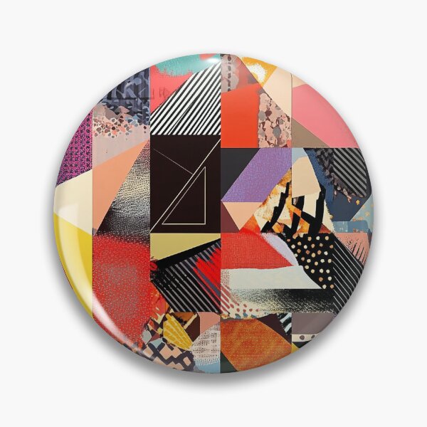 Artikelvorschau, Modernes Patchwork entworfen und verkauft von MidArtForge.