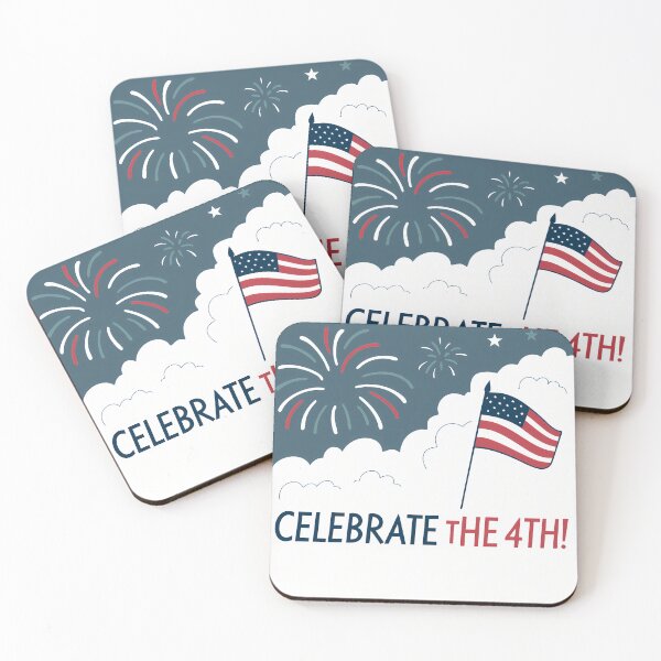 Item preview, Celebrate The 4th: Flag, Fireworks, and Freedom designed and sold by ART ATTACK ZONE.