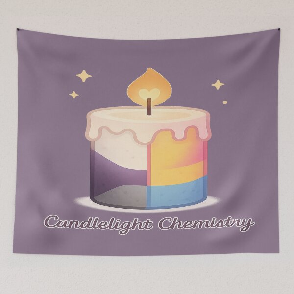 Item preview, Candlelight Chemistry – Pansexual & Demisexual Pride Glow designed and sold by Rajasekar.