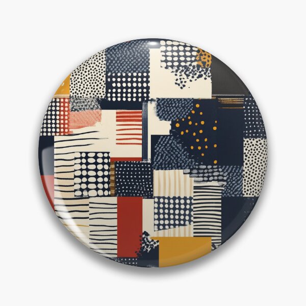 Artikelvorschau, Modernes Patchwork entworfen und verkauft von MidArtForge.