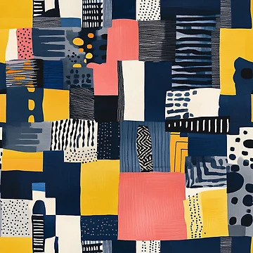 Artwork thumbnail, Modern patchwork by MidArtForge