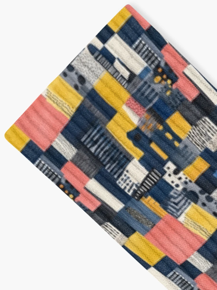 Thumbnail 2 of 5, Socks, Modern patchwork designed and sold by MidArtForge.