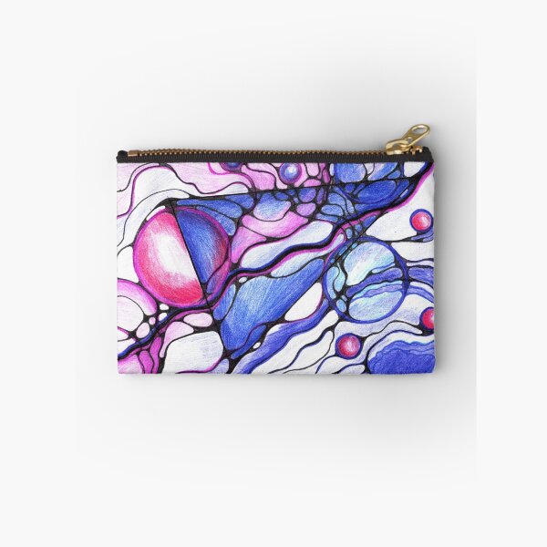 Item preview, Pink and Blue Neurographic Art Print for Interior Decor, Apparel, Posters, Mugs, Mouse Pads and More — Hand-Drawn Abstract Pencil Drawing designed and sold by irinaneuro.