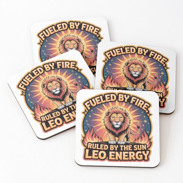 Item preview, Fueled by Fire Ruled by the Sun  Bold Leo Zodiac Energy Design designed and sold by Nzgiftsandmore.