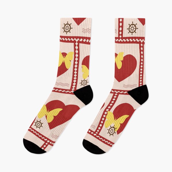 Item preview, Butterfly Heart and Red and Yellow Rudder designed and sold by Ciervo Primavera.