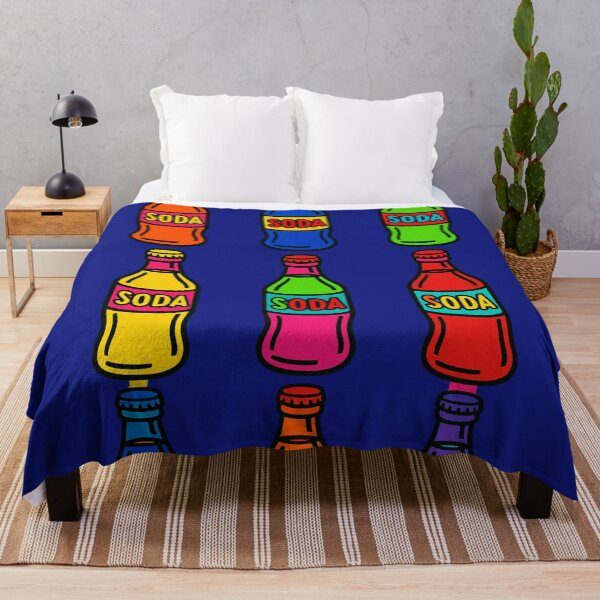 Item preview, Pop Art Style Soda Bottles in Colorful Geometric Illustration designed and sold by Rue Market.