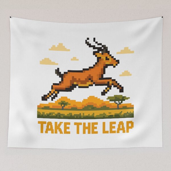 Item preview, Take the Leap – Pixel Impala designed and sold by NaturePixel.
