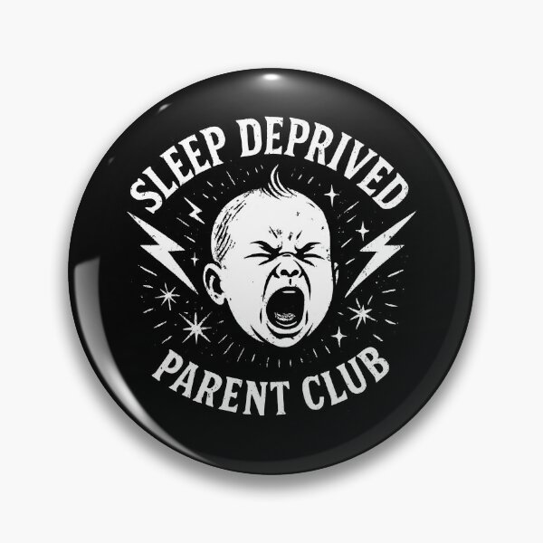 Item preview, Sleep Deprived Parent Club Crying Baby Design designed and sold by wrestletoys.