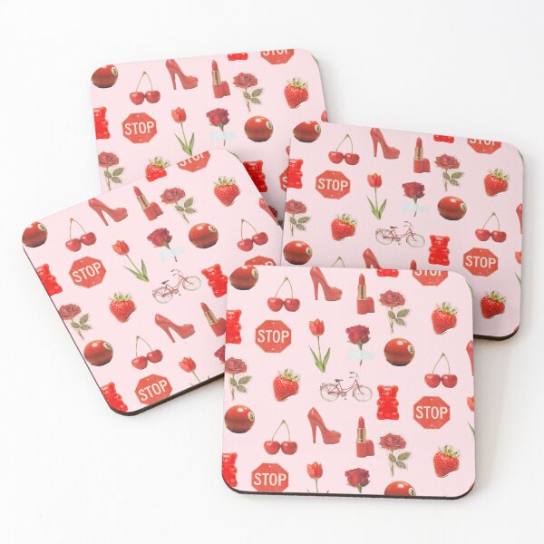 Item preview, Cute Retro Y2K Red Aesthetic Journaling Assortment Pack designed and sold by Hanging On By A Staple.