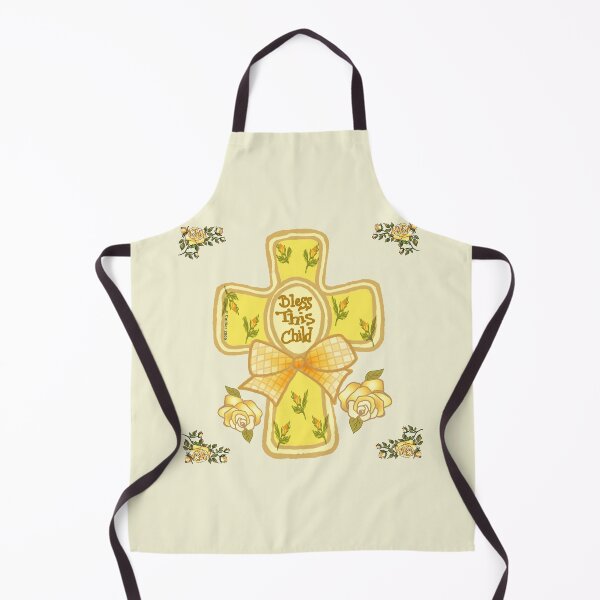 Item preview, Yellow Bless This Child Cross designed and sold by artmuvz.