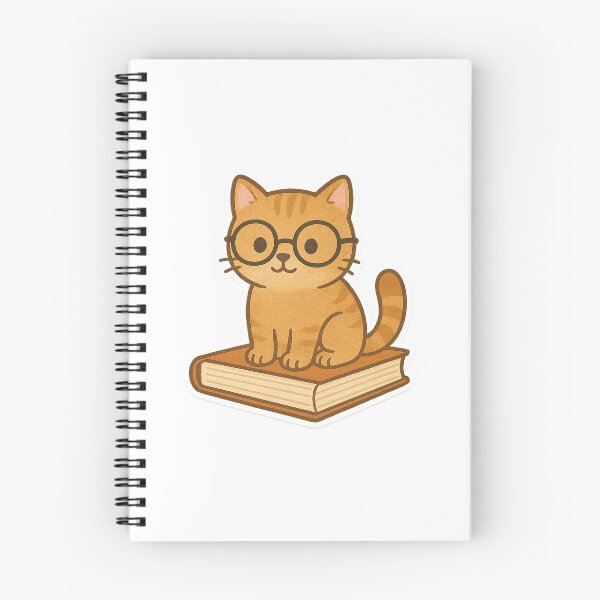 Item preview, Nerdy cat designed and sold by onceifixme.