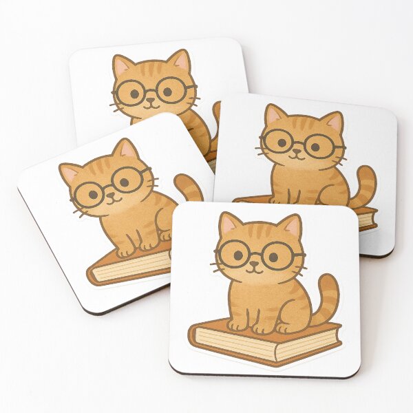 Item preview, Nerdy cat designed and sold by onceifixme.