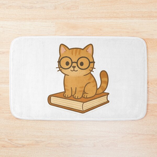 Item preview, Nerdy cat designed and sold by onceifixme.